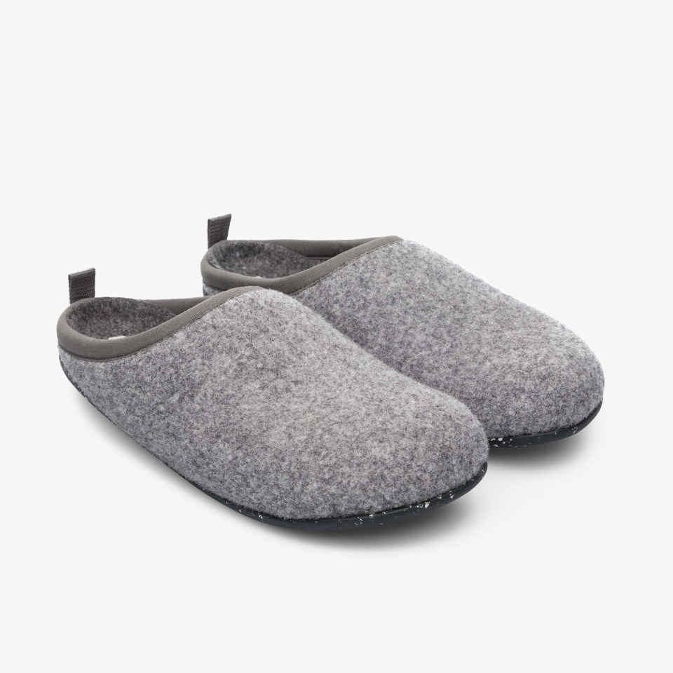 Pantuflas Camper Wabi Mujer - Gris Oscuro | Camper Online + 0495MFOPC